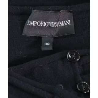 Emporio Armani - EMPORIO ARMANI カーディガン 38(S位) 黒 【古着