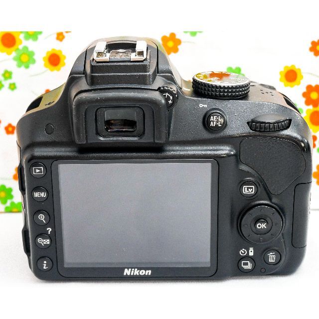 美品☆Nikon D3300☆初心者おすすめ☆iPhoneに転送♪☆ 春早割 49.0