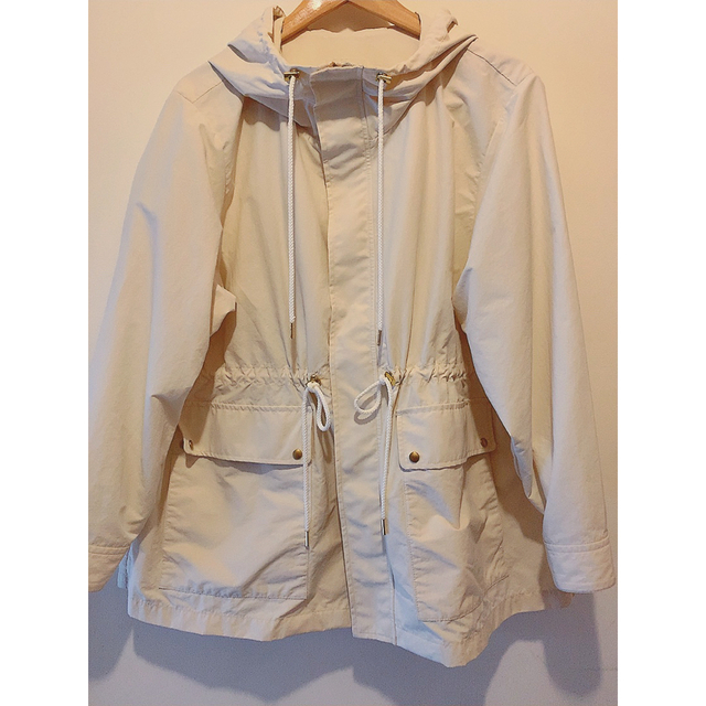 IENA タフタフードジャケット 白 ホワイト 適当な価格 helux.ai