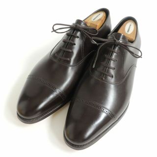 ジョンロブ(JOHN LOBB)の未使用□ジョンロブ PHILIP2/フィリップ2 ラスト7000 プレステージライン パンチドキャップトゥ オックスフォード レザーシューズ 8E UK製(ドレス/ビジネス)