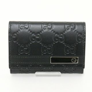 グッチ(Gucci)のグッチ GUCCI グッチ カードケース 251727-CWC1R ブラック Sランク(名刺入れ/定期入れ)