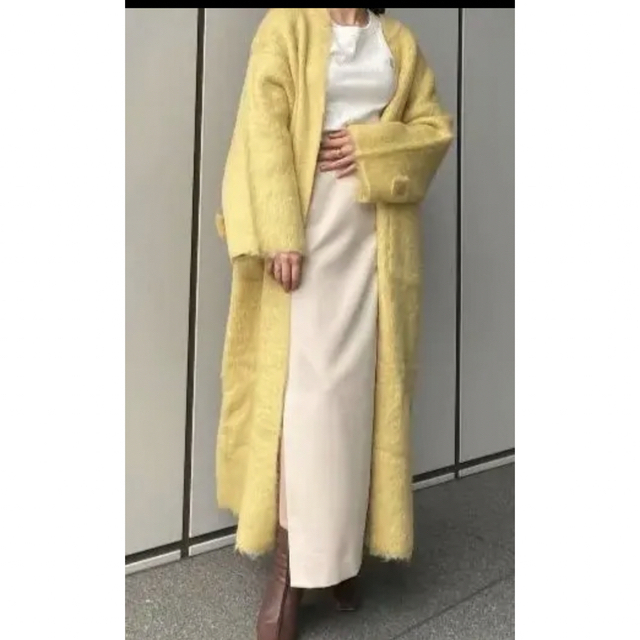 ETRE TOKYO - ETRE TOKYO モヘヤロングガウン カーディガン 春物
