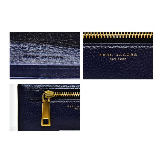 MARC JACOBS(マークジェイコブス)の鑑定済 正規品 マークジェイコブス MARC JACOBS 二つ折り 長財布 メンズのファッション小物(長財布)の商品写真