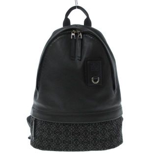 ロエベ(LOEWE)のロエベ リュックサック美品  B926R17X02 黒(リュック/バックパック)