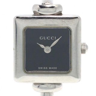 グッチ(Gucci)のグッチ 腕時計 - 1900L レディース 黒(腕時計)