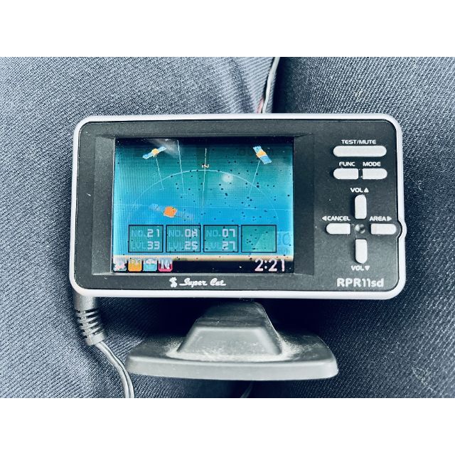 Yupiteru(ユピテル)のYUPITERU　GPS&レーダー探知機 RPR11sd 自動車/バイクの自動車(汎用パーツ)の商品写真