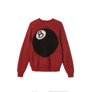 Stussy 8ball Mohair Sweater  RED/S