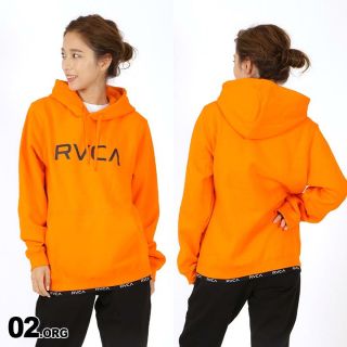 ルーカ(RVCA)の《RVCA》パーカー プルオーバー フーディ ロゴ XSサイズ(パーカー)