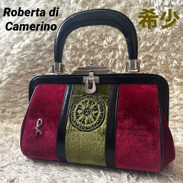 ROBERTA DI CAMERINO ロベルタ ハンドバッグ 青 未使用