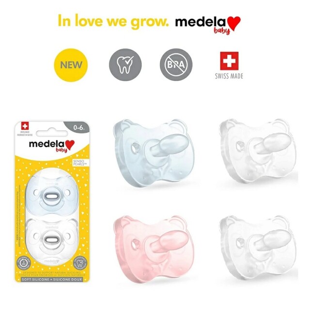 medela メデラ ベビー おしゃぶり キッズ/ベビー/マタニティの洗浄/衛生用品(哺乳ビン用消毒/衛生ケース)の商品写真