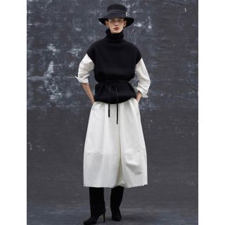 世界的に shetokyo alma ウールスカート ホワイト ホワイト - www