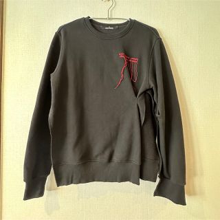 マルタンマルジェラ(Maison Martin Margiela)の名品RokhアシンメトリーカッティングスエットXS黒(トレーナー/スウェット)