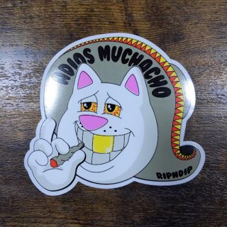 リップンディップ(RIPNDIP)の(縦9.8cm横10.3cm) RIPNDip リップンディップ　ステッカー(スケートボード)