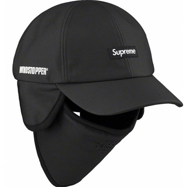 Supreme WINDSTOPPER Facemask 6-PanelBlack状態