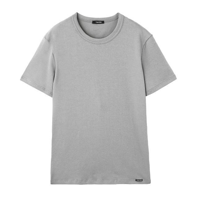 TOM FORD トムフォード クルーネック Tシャツ【返品交換不可】 メンズ GREY