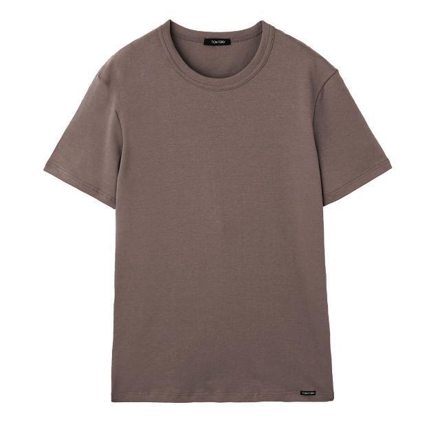 TOM FORD(トムフォード)のTOM FORD トムフォード クルーネック Tシャツ【返品交換不可】 メンズ NUDE8 L メンズのトップス(Tシャツ/カットソー(半袖/袖なし))の商品写真