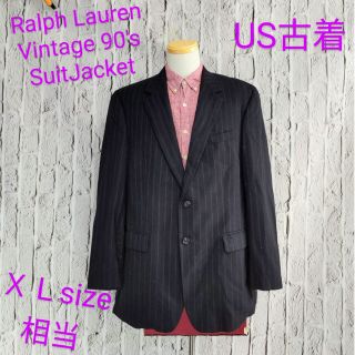 Ralph Lauren(ストライプ ・ テーラードジャケット)のフリマ Ralph Lauren(ストライプ ・ テーラードジャケット)のフリマ