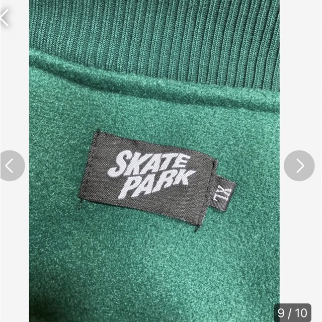 SKATE PARK    スタジャン　グリーン系 メンズのジャケット/アウター(スタジャン)の商品写真