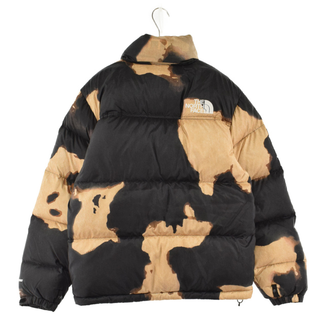 SUPREME シュプリーム 21AW×THE NORTH FACE Bleached Denim Print Nuptse Jacket  ND52100I ノースフェイス ブリーチデニムプリントヌプシダウンジャケット ブラック