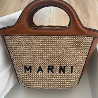 マルニ(Marni)のマルニ　ラフィアハンドバッグ(ショルダーバッグ)