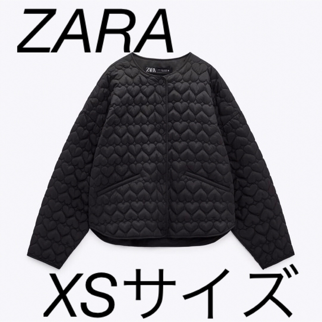 ZARA ハートキルティングジャケット