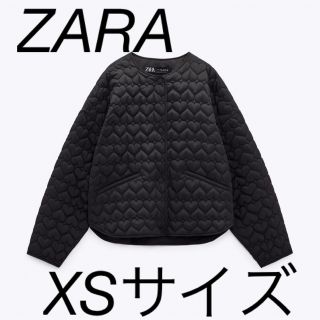 ザラ(ZARA)のZARA ハートキルティングジャケット(ダウンジャケット)