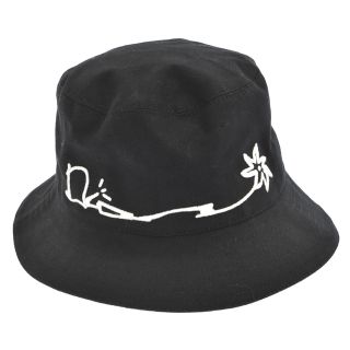 ディオール(Dior)のDIOR ディオール 22AW×Travis Scott Cactus Jack Dior Bob Hat 033C906U4511 トラヴィス・スコット カクタスジャックディオールボブハット バケットハット 帽子 ブラック(ハット)