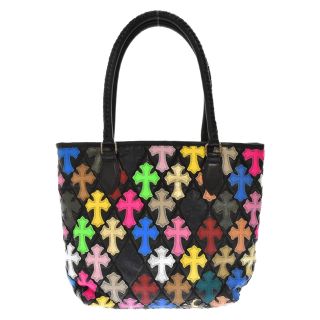 クロムハーツ(Chrome Hearts)のCHROME HEARTS クロムハーツ FS TOTE FSトート マルチクロスパッチ付 レザートートバッグ マルチ(トートバッグ)