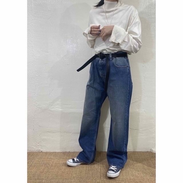 Maison Martin Margiela(マルタンマルジェラ)のMAISON MARGIELA BIGデニムパンツ レディースのパンツ(デニム/ジーンズ)の商品写真