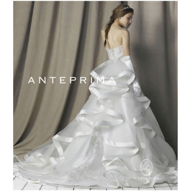 美品☆ウェディングドレス  アンテプリマ 「ANT5006」オフホワイトフォーマル/ドレス