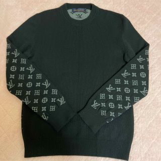 ルイヴィトン ハーフアンドハーフ モノグラム カシミヤニット M