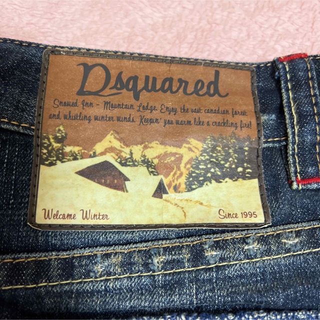 DSQUARED2 - ディースクエアード ダメージ加工 デニム スカート 38