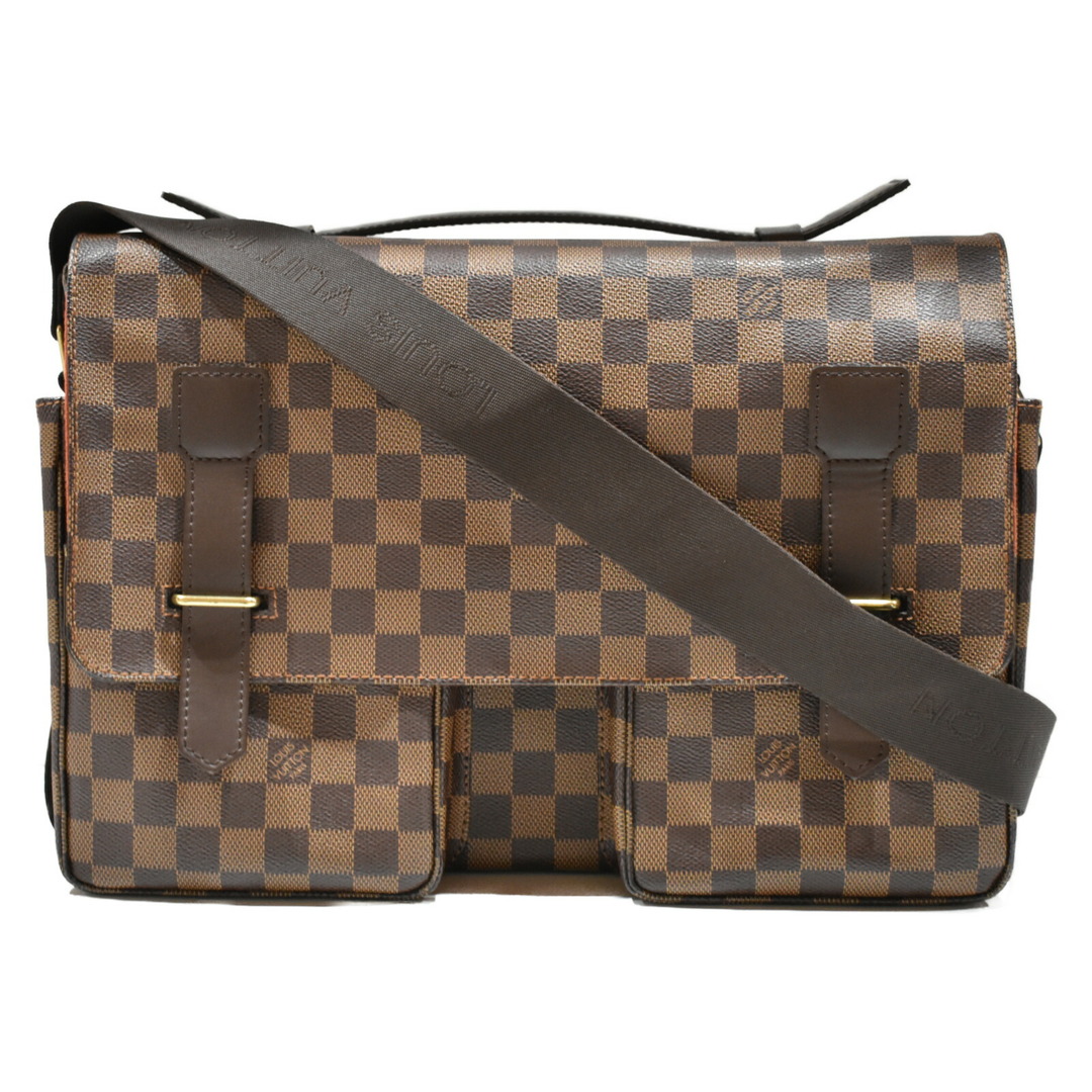 LOUIS VUITTON ブロードウェイ N42270 ダミエ・エベヌ／ブラウン ...