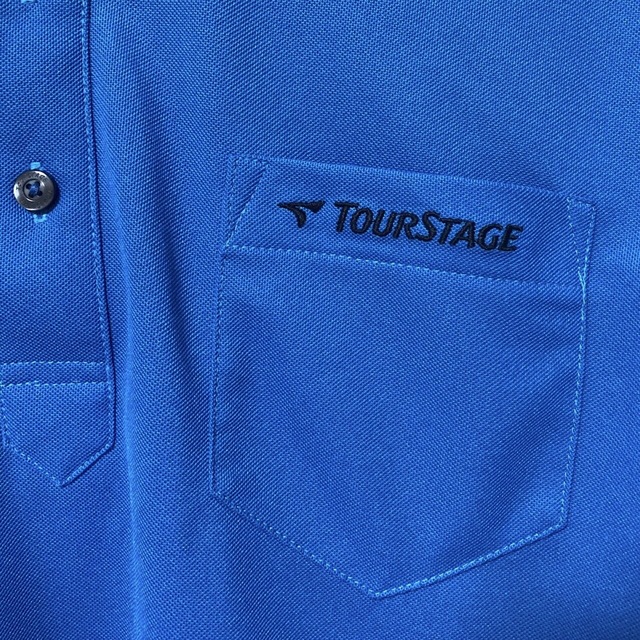TOURSTAGE ツアーステージ ワンポイント ロゴ ポロシャツ ゴルフウェア 6