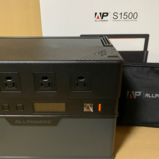 防災関連グッズALLPOWERS S1500 ポータブル電源 1500W