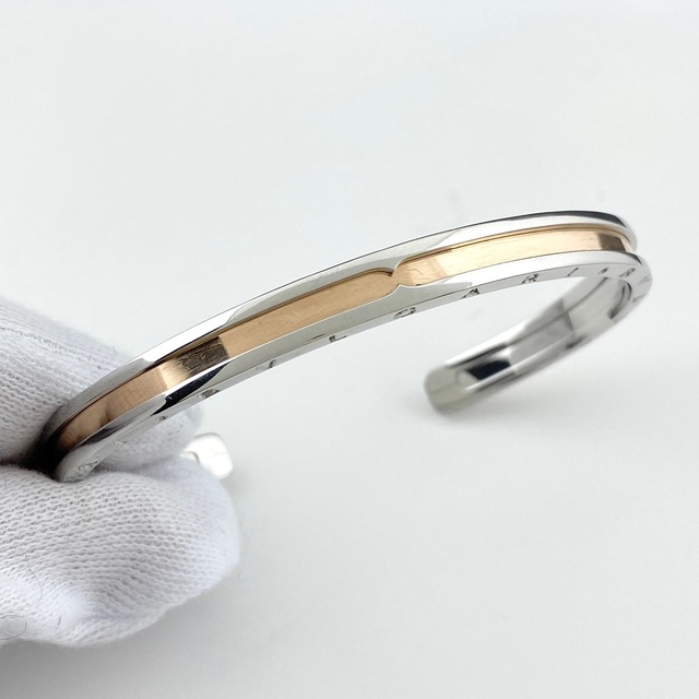 ブルガリ BVLGARI パレンテシ バングル 18cm SV925 新品仕上済 - www