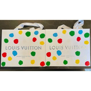 ルイヴィトン(LOUIS VUITTON)のLOUIS VUITTON 草間彌生　ショップ袋　2枚セット(ショップ袋)