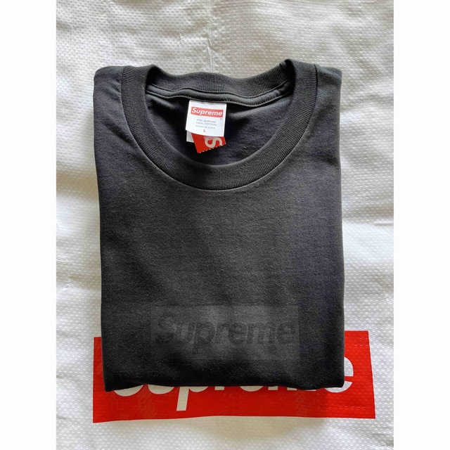 Supreme Tonal Box Logo Tee "Black"