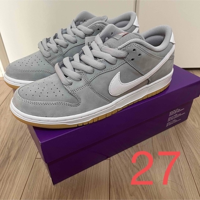 Nike SB Dunk Low Pro ISO Grey Gum グレーガム