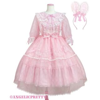 アンジェリックプリティー(Angelic Pretty)のHappy Humming Bunny ワンピース セット(セット/コーデ)