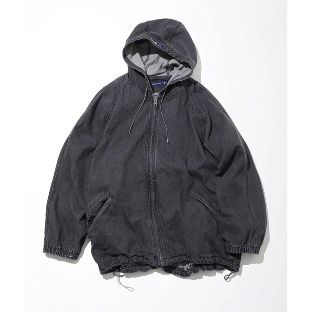 ナチュラルネイビー NAUTICA ノーティカ Hooded Denim Jacket Mサイズ