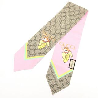 Gucci - グッチ スカーフ ばなにゃコラボ GGスプリーム 新品の通販 by