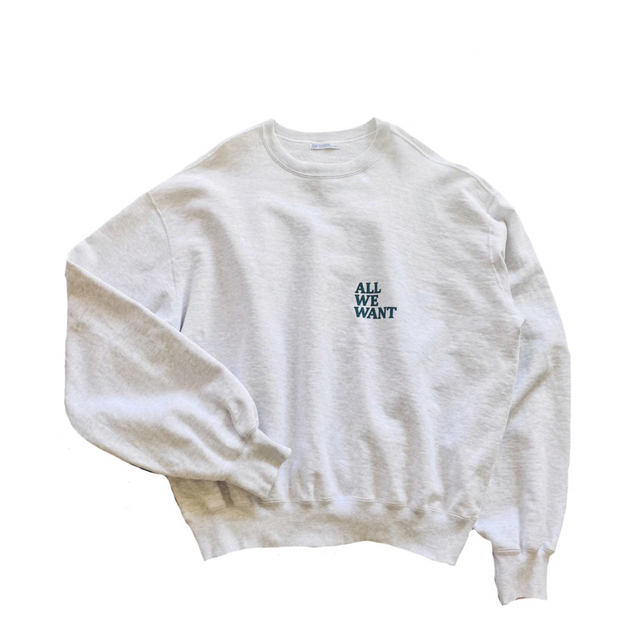 1LDK SELECT(ワンエルディーケーセレクト)のAWW SWEATSHIRT GREEN magazine レディースのトップス(トレーナー/スウェット)の商品写真