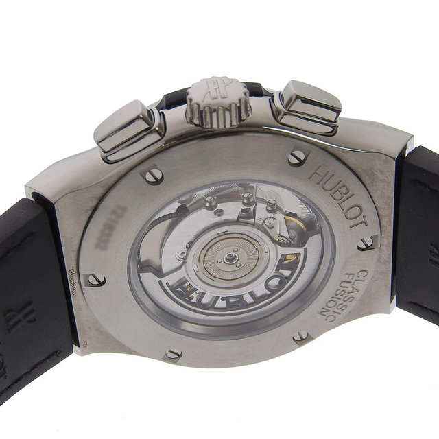 HUBLOT(ウブロ)の【本物保証】 箱付 新品同様 ウブロ HUBLOT クラシックフュージョン アエロ クロノグラフ 自動巻き 腕時計 デイト 裏スケ 525 NX 0170 LR メンズの時計(腕時計(アナログ))の商品写真