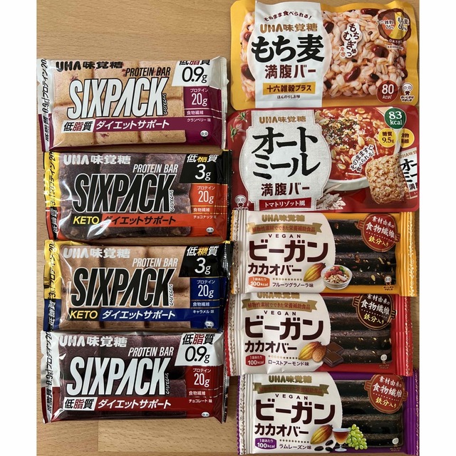 UHA味覚糖(ユーハミカクトウ)のプロテインバーセット 食品/飲料/酒の健康食品(プロテイン)の商品写真