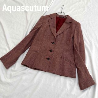 アクアスキュータム(AQUA SCUTUM)のAquascutum アクアスキュータム　テーラードジャケット　ウール(テーラードジャケット)