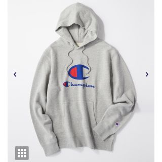 ライトオン(Right-on)のChampion デカロゴパーカー　グレー(その他)