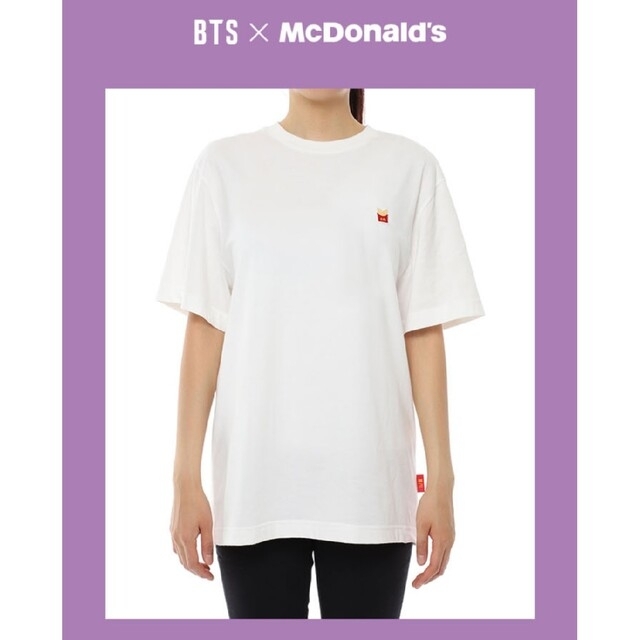 BTS  マクドナルド　Tシャツ　ポーチ付き M 公式商品