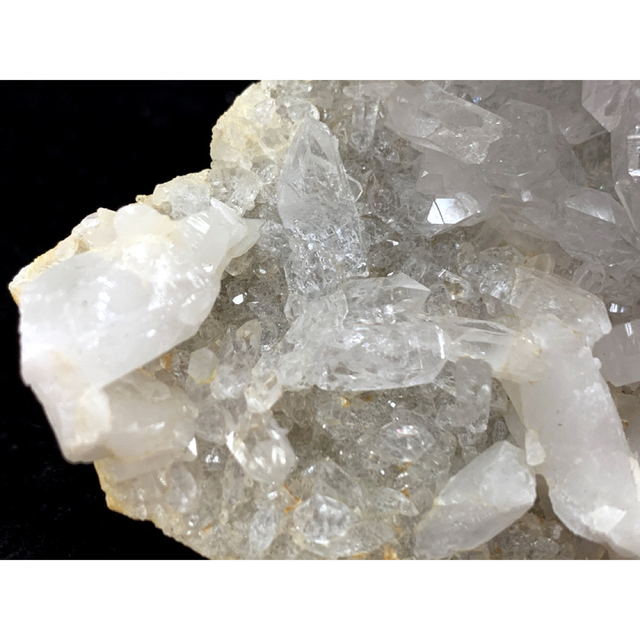 天然原石 イエローマニカラン水晶 水晶クラスター/約478g/1個 - 置物