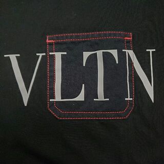【入手困難】ヴァレンチノ ポケットロゴ ステッチ Tシャツ XL レアデザイン
